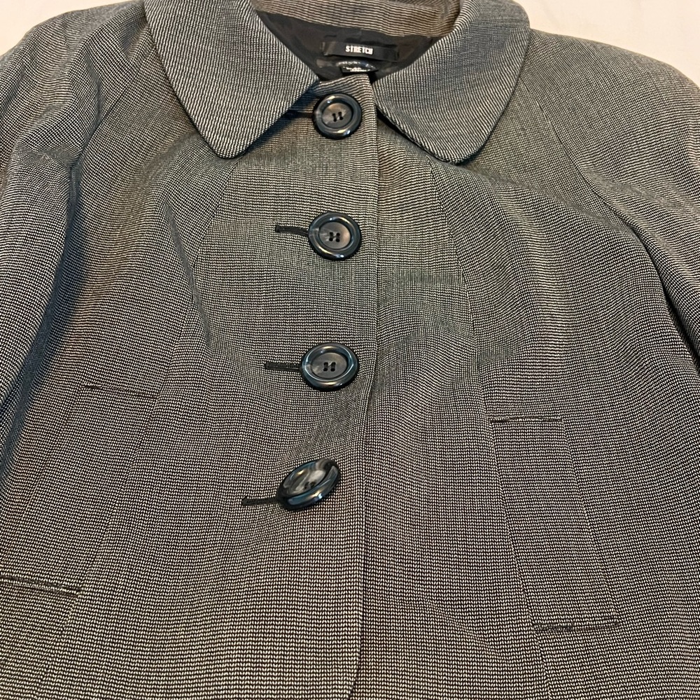 Tweed jacket 4P style and Co Petite